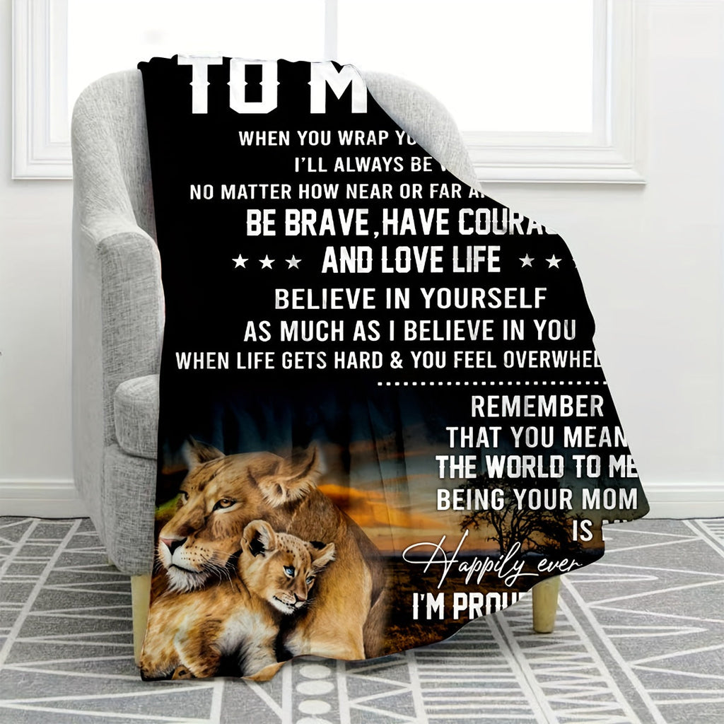 1pc Gift For Son Blanket Birthday Gifts For Son Graduation Gifts For Son Son Gifts From Mother For His Birthday To My Son Best Gift Ideas For Son Lootquake LLC