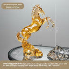 Horse Head Decoration Light Luxury High-end Crystal Crafts Wine Cabinet Decorations Lootquake LLC