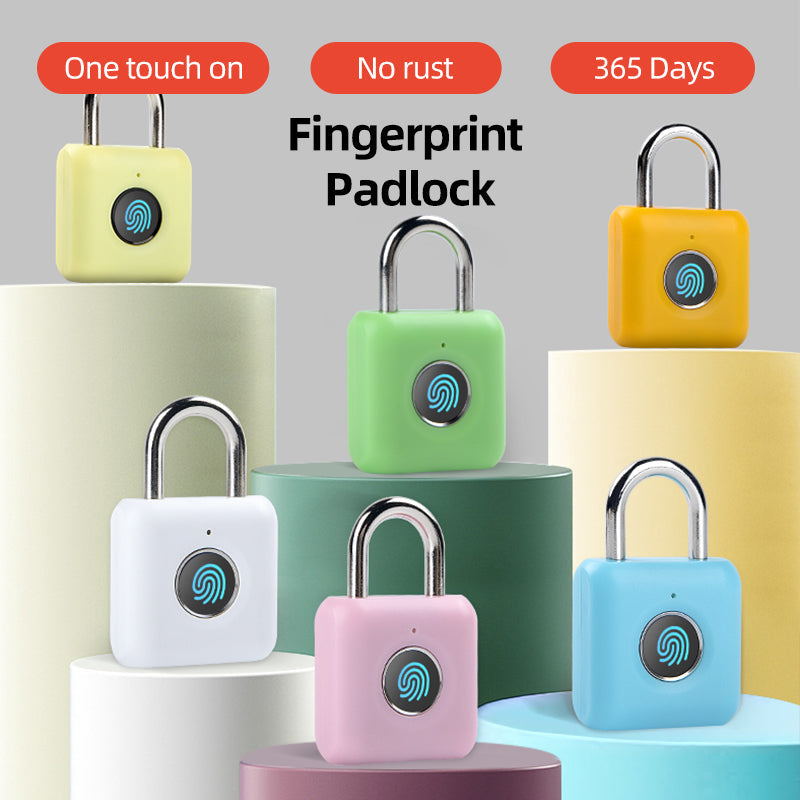 Travel Bag Locker Smart Anti-theft Fingerprint Padlock Pi-Mart