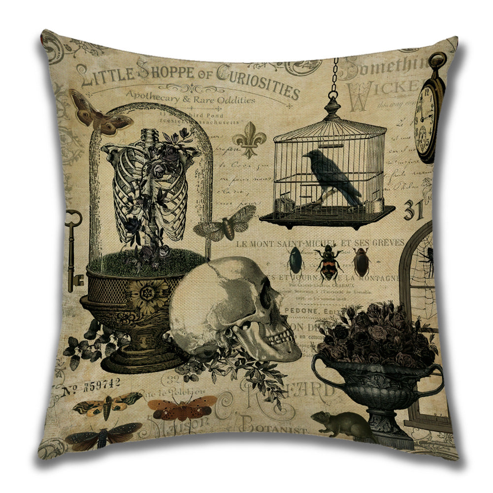 Cartoon Pumpkin Castle Sofa Cushion Cushion Pillowcase Pi-Mart