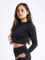 Long-Sleeve Crop Top - SJB-DIAMOND ELITES
