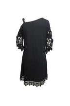 Ladies' Solid Color Off Shoulder Tassel Design Fashionable Dress - SJB-DIAMOND ELITES