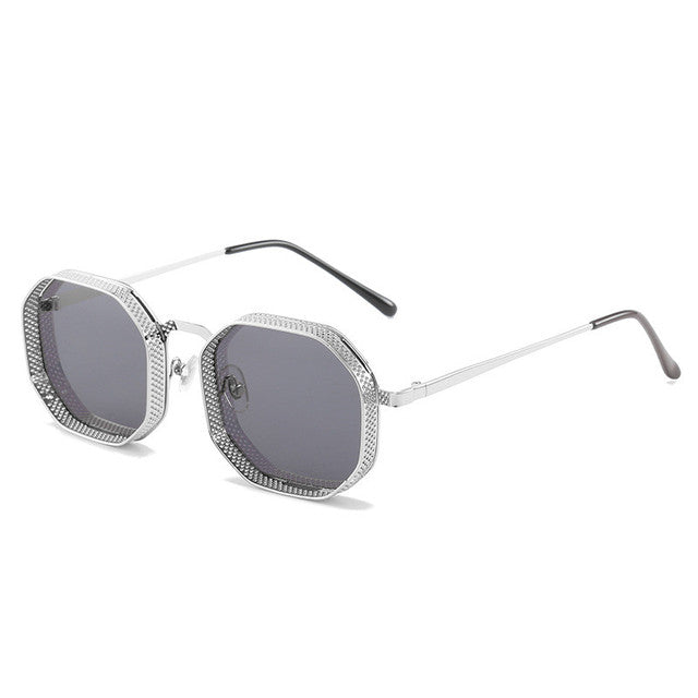 Polygon Hollow Frame Sun Glasses - SJB-DIAMOND ELITES