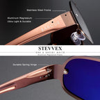 Elegant Aluminum Magnesium Universal Woman and Men's Sunglasses Pilot Aviation Luxury Style for Driving  With UV400 Protection - SJB-DIAMOND ELITES