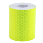 5cm*100cm Car Reflective Tape Safety Warning Car Decoration Waterproof White Silver Red Reflective Tape Sticker Reflector Protective Tape Strip Film Auto Motorcycle Sticker Reflective Tape for Trailer Car Truck Reflectors