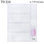 5D Sweater Nail Sticker Acrylic Engraved Winter Charm Designs Beauty Cloth Christmas Patterns Nails Art Decoration Tools  Nail Art Stickers Decor Tip Transfer Nail Decals Sticker For Pretty Girl Self-Adhesive Nail Decals Designer Nail Stickers Stevvex