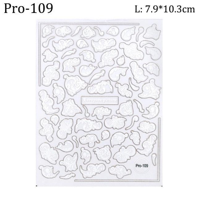 5D Sweater Nail Sticker Acrylic Engraved Winter Charm Designs Beauty Cloth Christmas Patterns Nails Art Decoration Tools  Nail Art Stickers Decor Tip Transfer Nail Decals Sticker For Pretty Girl Self-Adhesive Nail Decals Designer Nail Stickers Stevvex