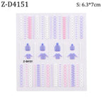 5D Sweater Nail Sticker Acrylic Engraved Winter Charm Designs Beauty Cloth Christmas Patterns Nails Art Decoration Tools  Nail Art Stickers Decor Tip Transfer Nail Decals Sticker For Pretty Girl Self-Adhesive Nail Decals Designer Nail Stickers Stevvex