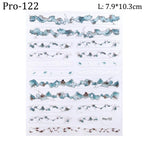 5D Sweater Nail Sticker Acrylic Engraved Winter Charm Designs Beauty Cloth Christmas Patterns Nails Art Decoration Tools  Nail Art Stickers Decor Tip Transfer Nail Decals Sticker For Pretty Girl Self-Adhesive Nail Decals Designer Nail Stickers Stevvex