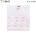 5D Sweater Nail Sticker Acrylic Engraved Winter Charm Designs Beauty Cloth Christmas Patterns Nails Art Decoration Tools  Nail Art Stickers Decor Tip Transfer Nail Decals Sticker For Pretty Girl Self-Adhesive Nail Decals Designer Nail Stickers Stevvex