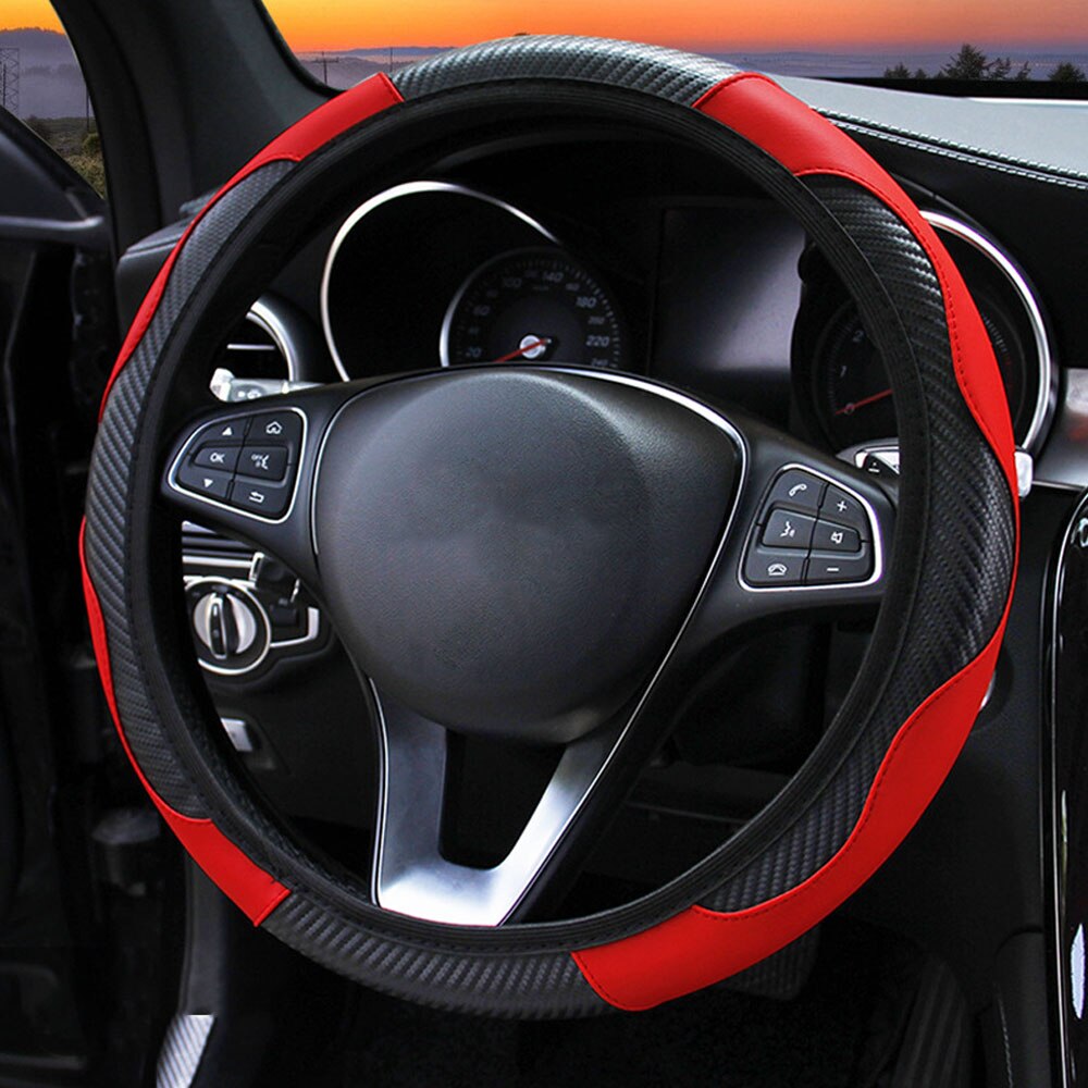 Carbon Fiber Car Steering Wheel Cover - SJB-DIAMOND ELITES