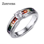Zircon Rainbow Ring - SJB-DIAMOND ELITES