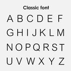 Engrave Artistic Font Alphabet Bracelet Pi-Mart