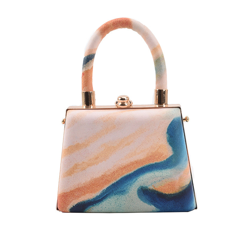 Printed Landscape Sweet Mini Handbag Shoulder Messenger Bag Pi-Mart
