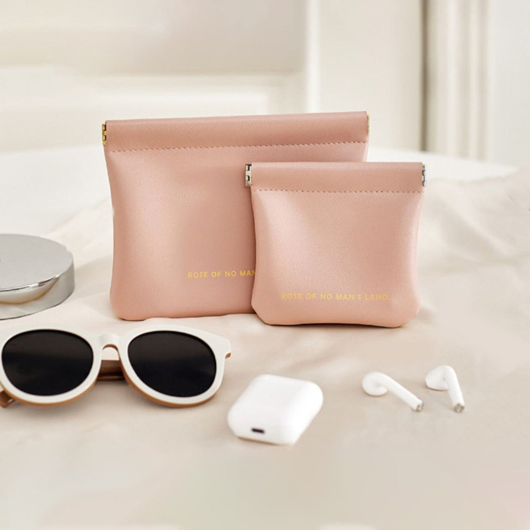 Automatic closing data cable, earphone portable storage bag, lipstick key, cosmetics portable small bag, - SJB-DIAMOND ELITES
