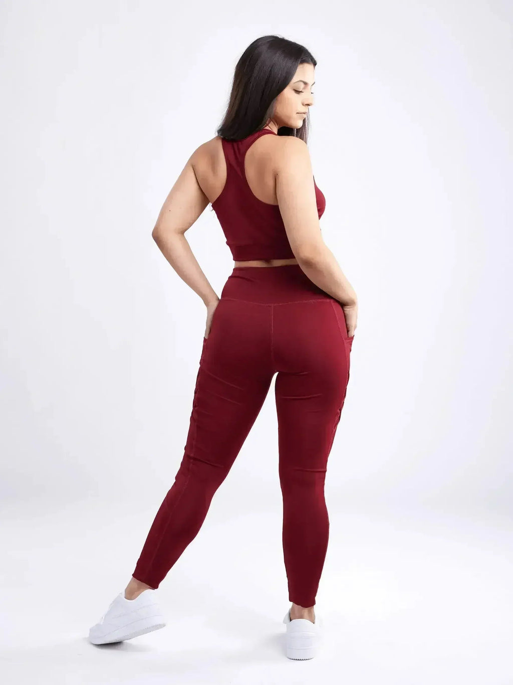 Racerback Training Crop Tank – Lightweight & Breathable for Workouts - SJB-DIAMOND ELITES