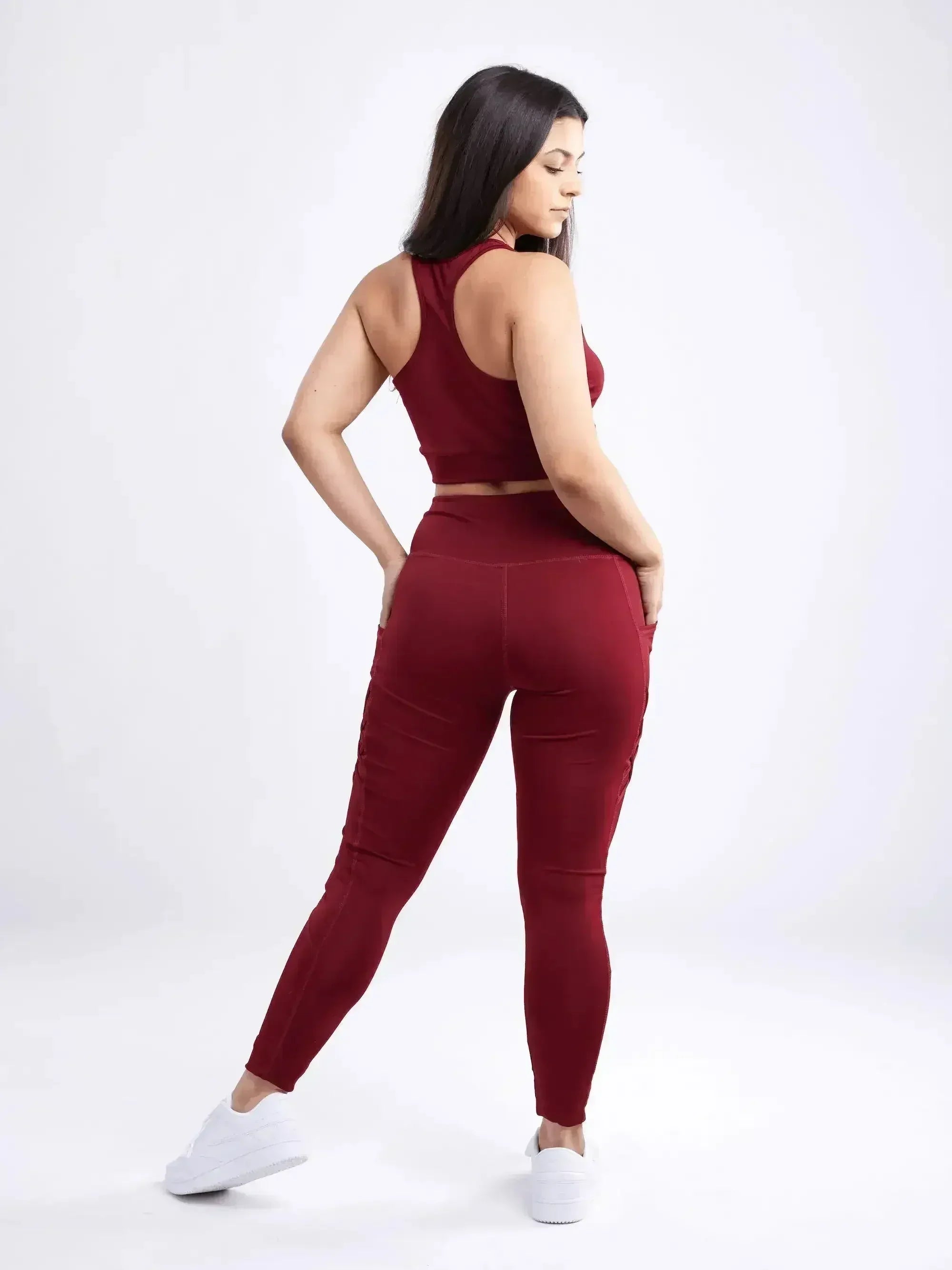 Racerback Training Crop Tank – Lightweight & Breathable for Workouts - SJB-DIAMOND ELITES