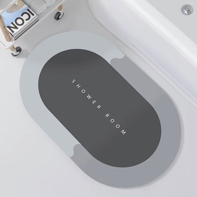 Quick Drying Absorbent Bathroom Mat Pi-Mart