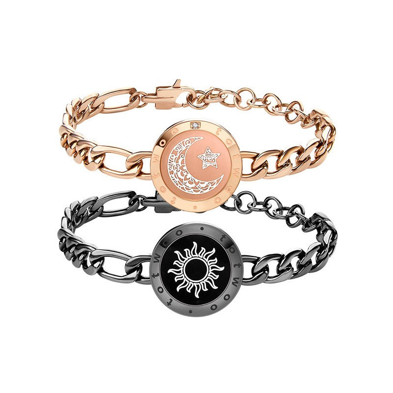 Sun-Moon Smart Sensing Couple Bracelet Pi-Mart