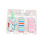 Cartoon Pattern Baby Pacifier Teether Pack of Three Pi-Mart