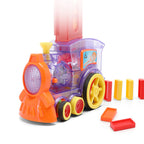 Domino Train Toys Baby Toys Car Puzzle Automatic Release Licensing Electric Building Blocks Train Toy Pi-Mart