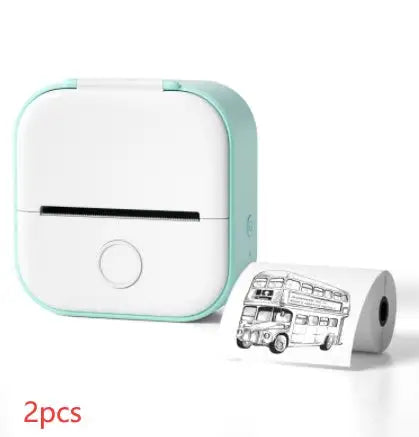 Portable Mini Printer for Students and Hobbyists, Bluetooth Thermal Label Printer - SJB-DIAMOND ELITES