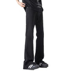 Black Casual Trousers Straight Micro-pull Lootquake LLC
