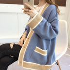 Women's Tops Sweaters Knitwear Loose Jackets Pi-Mart