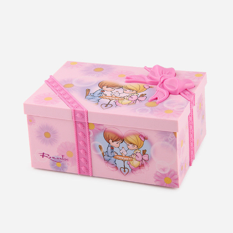 Creative Rotating Ballet Music Box With Makeup Mirror Pi-Mart