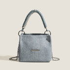 Design super soft bucket bag, work top handle bag, chain handbag, simple shoulder crossbody bag - SJB-DIAMOND ELITES