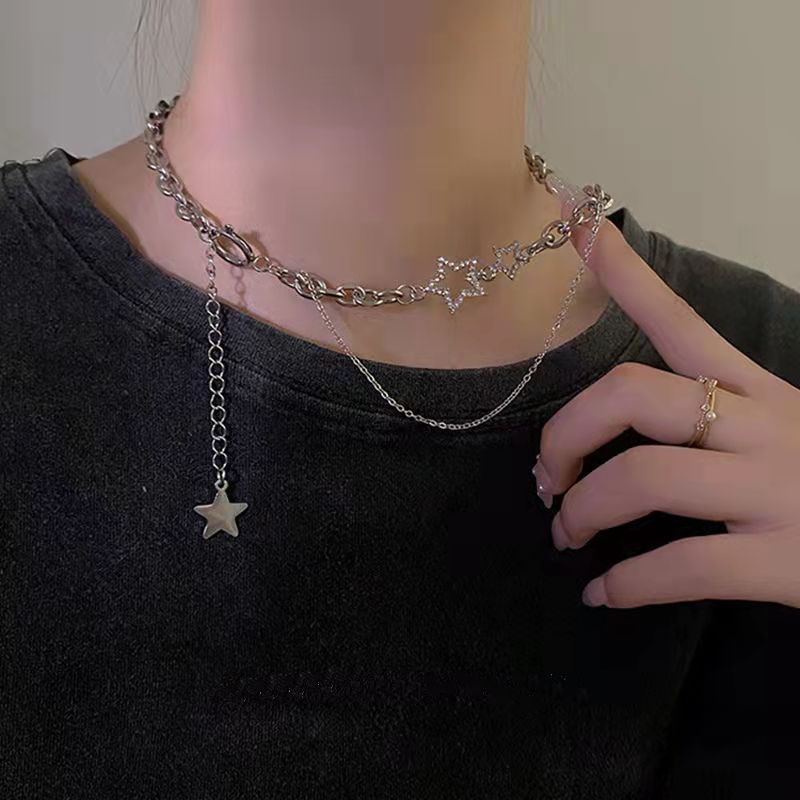 Star Charms Necklace - SJB-DIAMOND ELITES