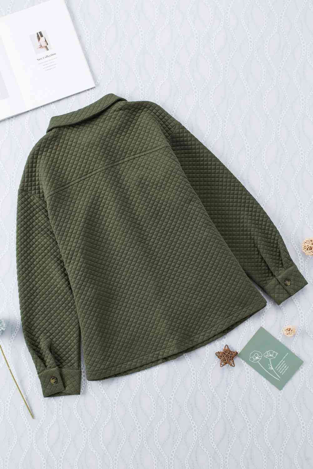Comfortable Button-Down Collared Jacket Classic Lightweight Classic Design With Pockets Stevvex