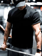 Men's Full Size Breathable Short Sleeve T-Shirt Plus Size