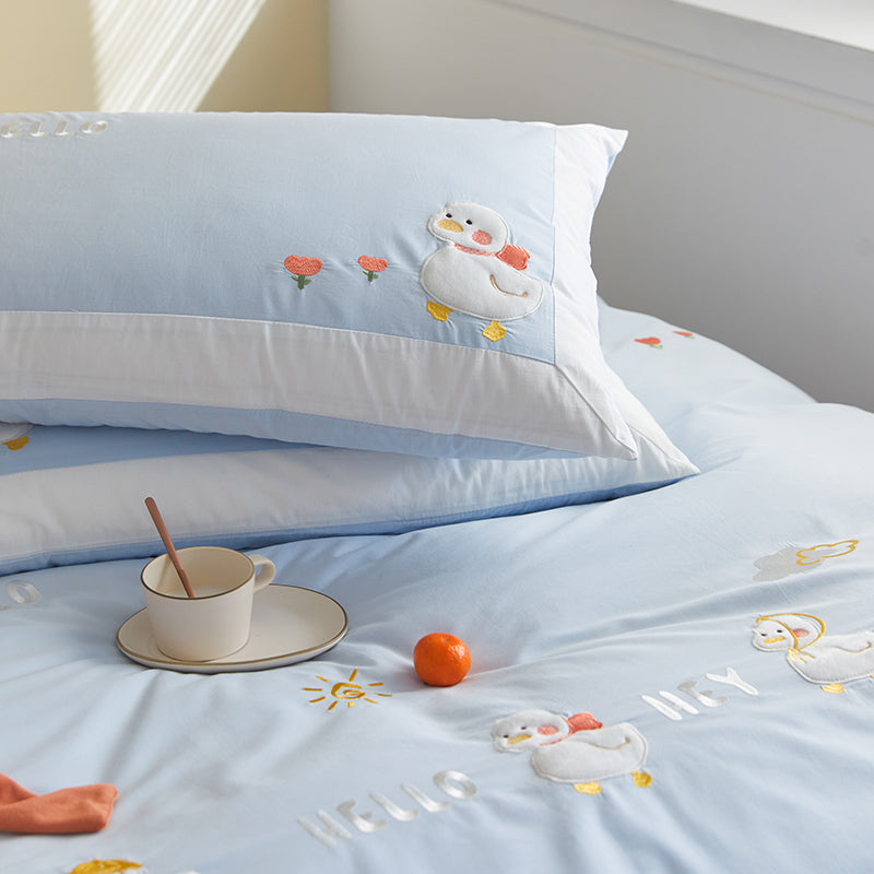 Pure Cotton Duvet Cover Girl Heart Bedding Pi-Mart