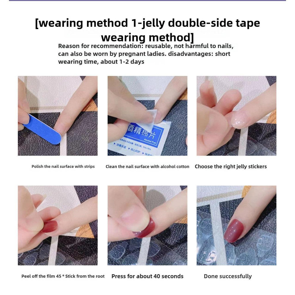1051- Handmade press on nails fake nails removable Handmade Drawing Nails