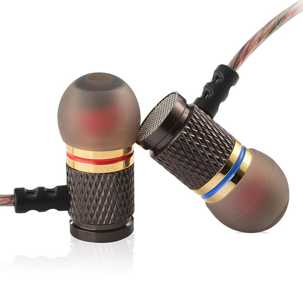 Luxury Earphone High Quality HiFi Sport Earbud Auricular Metal Fever Heavy Bass Copper HD Metal Bass Stereo earpiece Headphones - SJB-DIAMOND ELITES