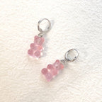 Cute Acrylic Gummy Bear Dangle Earrings Pi-Mart