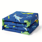 1pc Weighted Blanket Quilt, Cartoon Print Small Weighted Blanket For Relaxation, Travel, Soft & Calming Sleeping, Filled With Glass Beads And Polyester, Adult Sofa Leg Cover Blanket Lootquake LLC