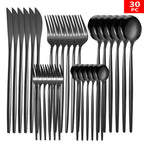 Stainless Steel Knife And Forks 30-piece Tableware Set Suit Pi-Mart