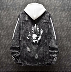 Men's Slim Denim Jacket Korean Style Trendy Handsome All-match Clothes Autumn Student Retro Jacket Men's Gown Pi-Mart