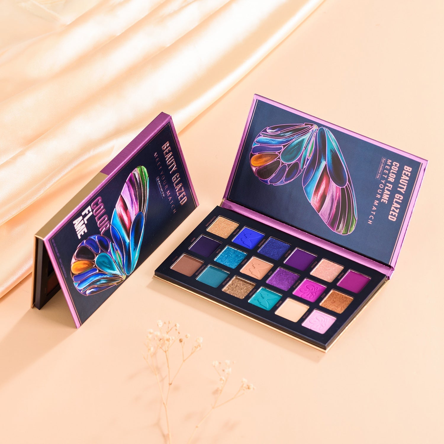 Butterfly Eyeshadow Palette Three-dimensional Shape And Easy To Color Pi-Mart