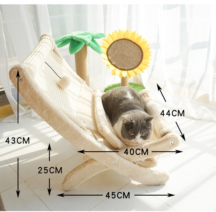 Pet Cat Sofa Bed Sunbathing Chair Pi-Mart