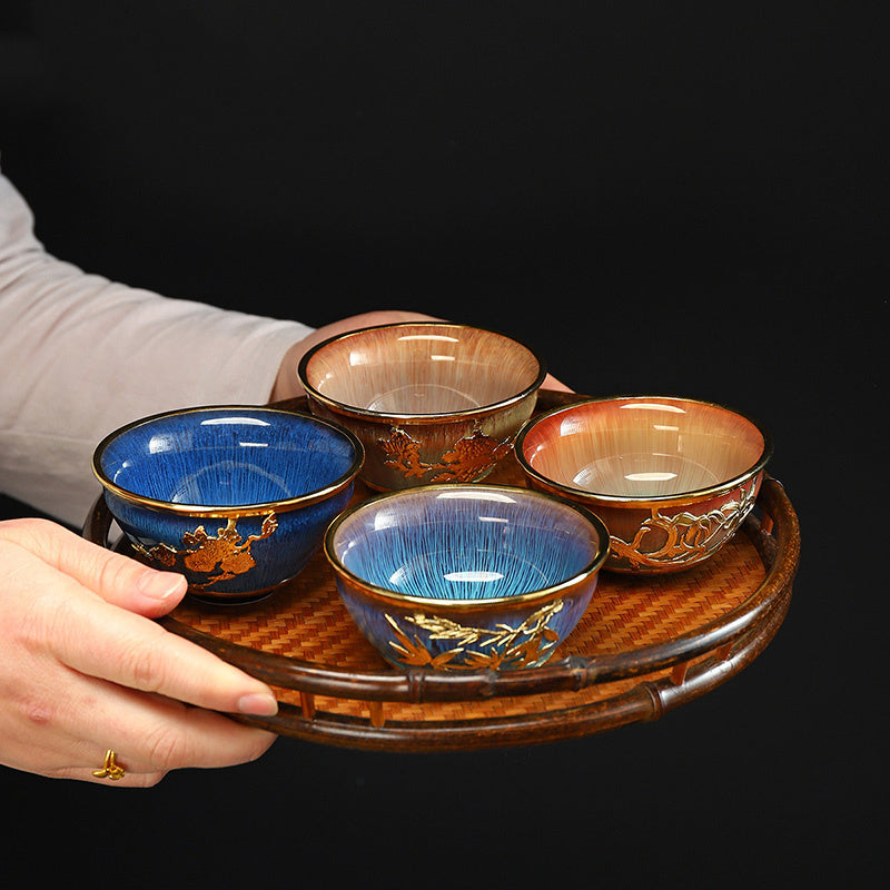 Office Gifts And Household Kung Fu Tea Set Single Cup Pi-Mart