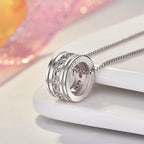 Rotatable Round Pendant Necklace Pi-Mart
