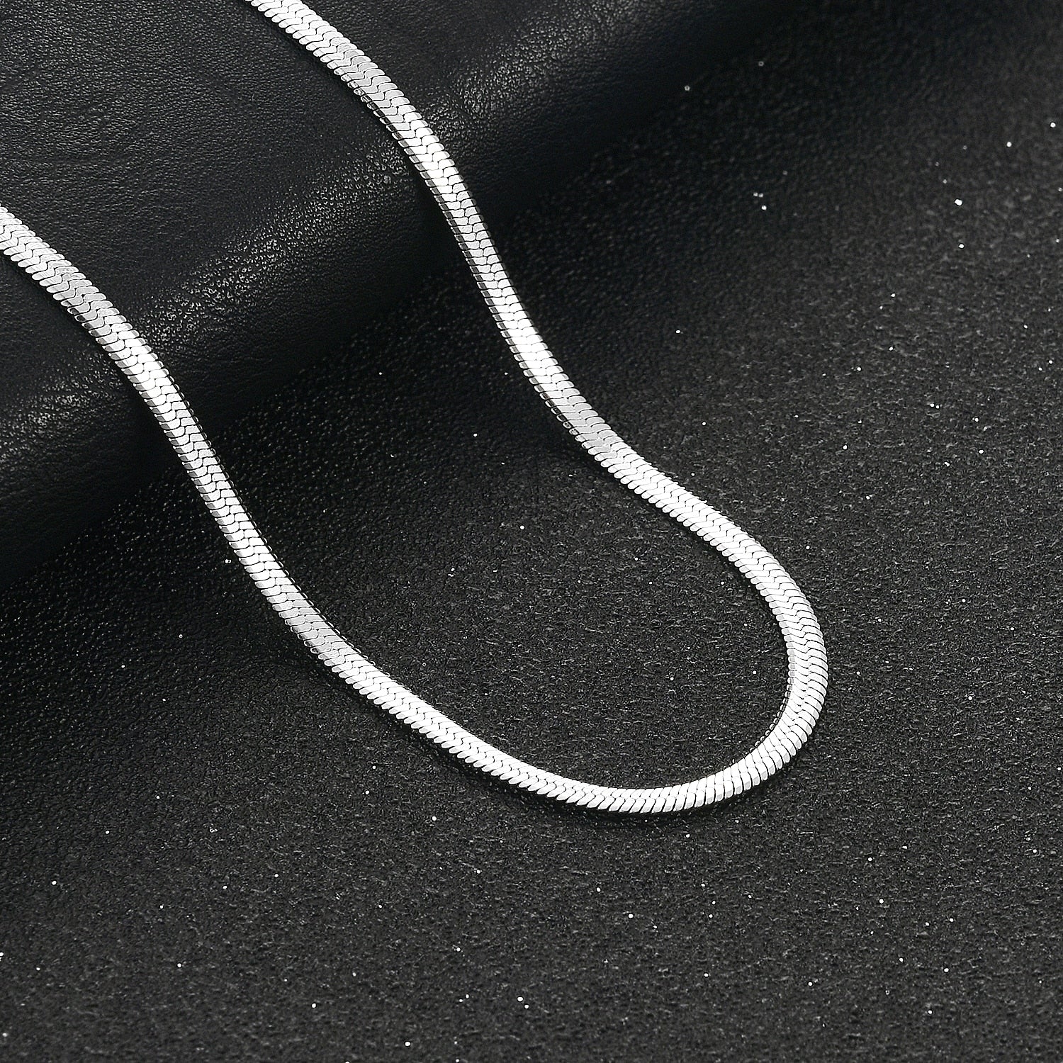 Flat Gold Color Stainless Steel Necklace Pi-Mart