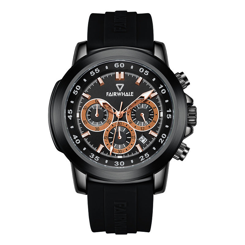 Three Eyes And Six Needles Multifunctional Daytona Watch Pi-Mart