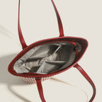 Tote bag women's large capacity tote purse, simple shoulder hobo bag red - SJB-DIAMOND ELITES