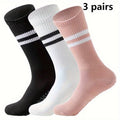 3pcs Women's Non-Slip Yoga & Pilates Socks with Grips - Breathable, Comfort Fit for Barre & Ballet, Yoga Socks, Pilates Socks - For Women - Suitable for Yoga, Pilates, Barre & Ballet - Perfect Gift for Fitness Enthusiasts Lootquake LLC