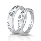 Moissanite Engagement Couple Couple Rings