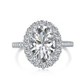 Sterling Silver Luxury Elegant Retro Elegant Zircon Ring Pi-Mart
